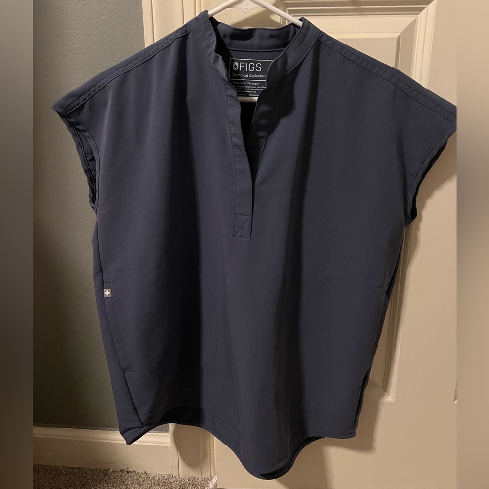 Figs Rafaela Scrub Top - Space Navy - XXS